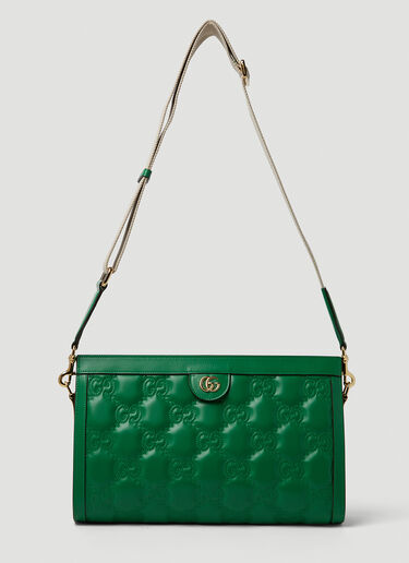 Gucci GG Matelassé Shoulder Bag Green guc0250141