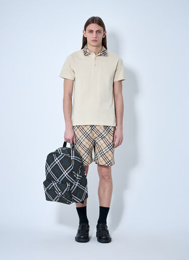 Burberry Cotton Polo Shirt Beige bur0159008