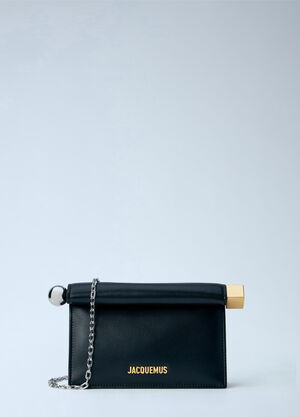 Jacquemus La Petite Pochette Rond Carré Black jac0266062