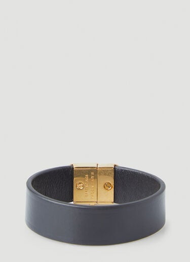 Balenciaga BB Slim Cuff Bracelet Black bal0245082