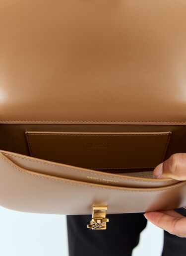 Saint Laurent Mini Voltaire Shoulder Bag Brown sla0256025