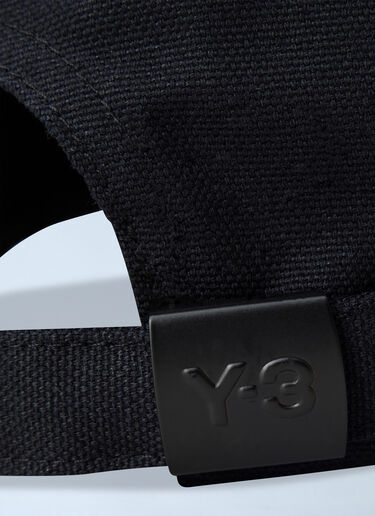 Y-3 Logo Motif Baseball Cap Black yyy0364003