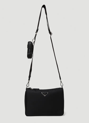 PRADA Re-Nylon Crossbody Bag Black