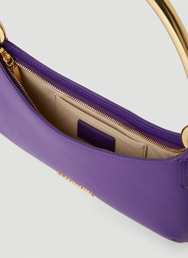 Le Bisou Mousqueton Shoulder Bag Jacquemus Le Bisou Mousqueton Shoulder Bag Purple jac0251066