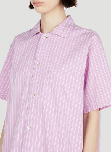 Tekla Skagen Stripes Shirt Pink tek0352002