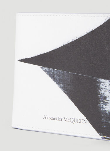 Alexander McQueen ブラッシュストロークウォレット ホワイト amq0152030