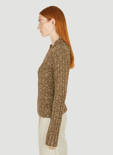 Acne Studios Polo Collar Sweater Brown acn0250022