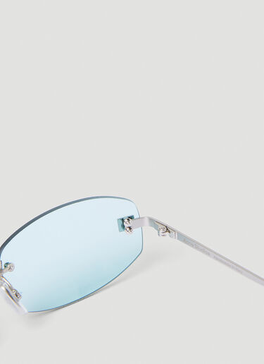 Acne Studios Rimless Tinted Glasses Blue acn0253004