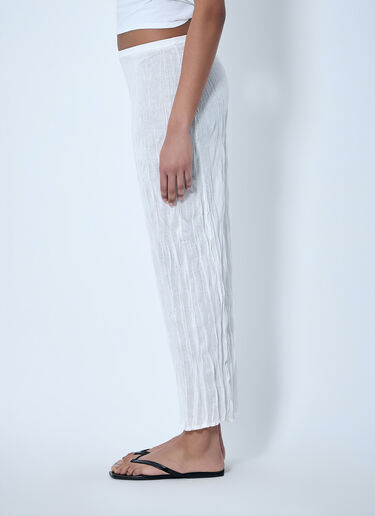 TOTEME Textured Knit Maxi Skirt White tot0264014