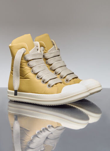 Rick Owens DRKSHDW Jumbo Lace Puffer Sneakers Yellow drk0156023