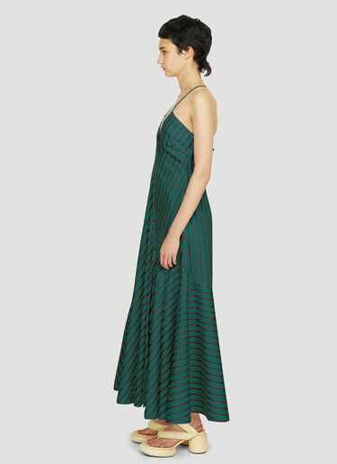 Jil Sander Multi-Stripe Dress Green jil0247005