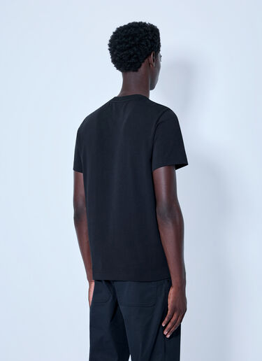LN-CC® - Moncler: Large Sketch Logo T-shirt - Black Moncler Large Sketch Logo T-shirt Black mon0166029