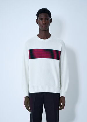 Visvim Cotton-And-Silk-Blend Sweater White vis0160017