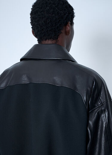 Jil Sander Blouson With Leather Black jil0160006