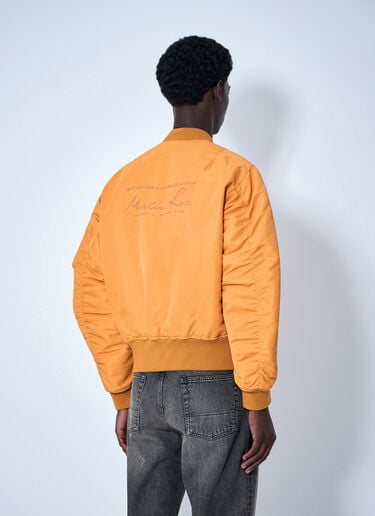 Martine Rose Bomber Jacket with Ribbed Trims Orange mtr0164006