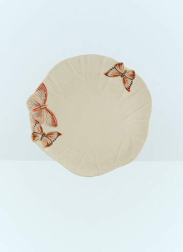 Bordallo Pinheiro Set Of Two Cloudy Butterflies Charger Plates Cream wps0691268