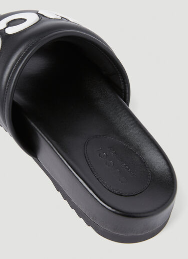 Gucci Logo Slides Black guc0152313