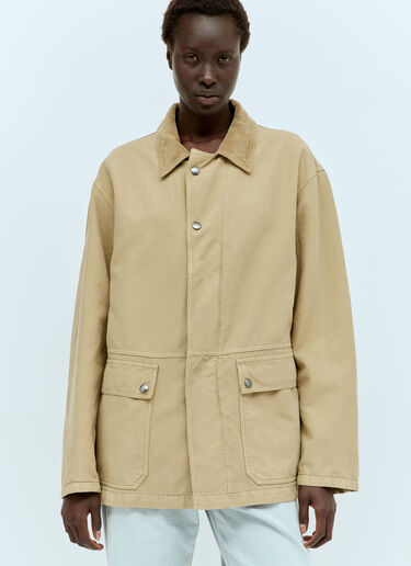 The Row Frank Jacket Beige row0256025