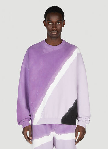 NOMA t.d. Hand Dyed Sweatshirt Purple nma0152006