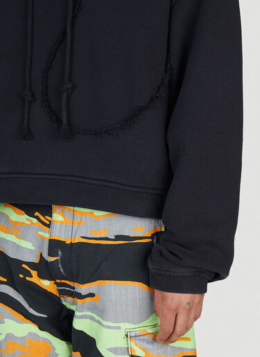 ERL Swirl Hooded Sweatshirt Black erl0152008