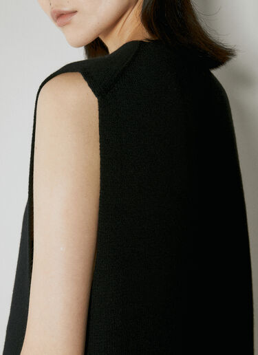 Cashmere Knit Vest Rick Owens Cashmere Knit Vest Black ric0254011