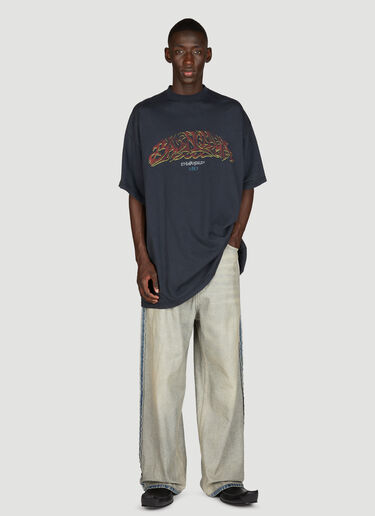 Balenciaga Offshore Oversized T-Shirt Black bal0155017