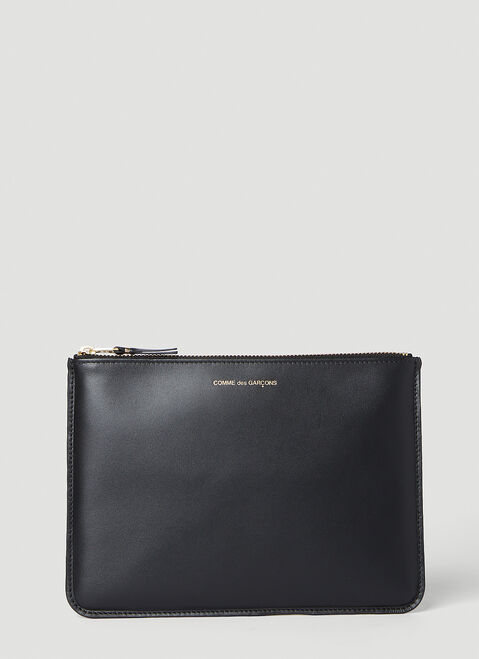 Balenciaga 내부 프린트 지퍼 파우치 블랙 bal0244040