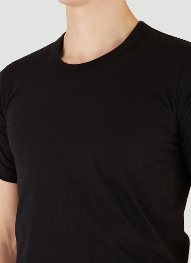Rick Owens 베이직 반팔 티셔츠 블랙 ric0145019
