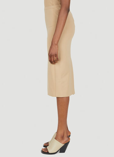 Max Mara Conero Jersey Skirt Beige max0249013