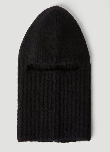 Our Legacy Knitted Balaclava Black our0350003