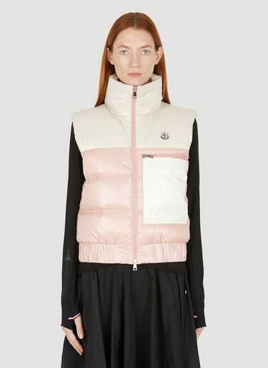 Moncler Criel Down Vest Jacket Pink mon0247053