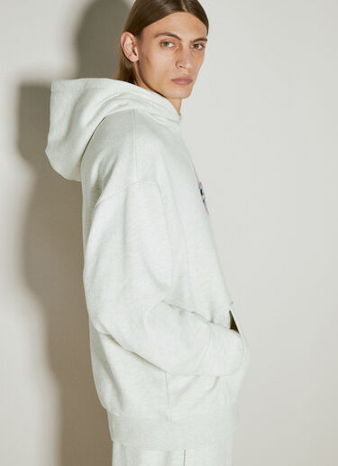 Awake NY Star Logo Hooded Sweatshirt Grey awk0154009