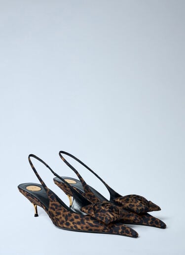 Dakota Slingback Pumps Saint Laurent Dakota Slingback Pumps Brown sla0262026