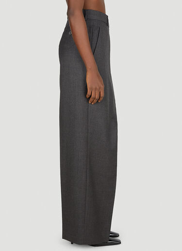 Acne Studios Wrap Front Wide Leg Pants Grey acn0252054