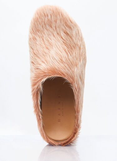 Marni Fussbett Sabot Mules Beige mni0259018