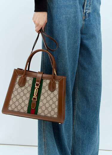 Gucci Jackie 1961 中号托特包 棕色 guc0257122