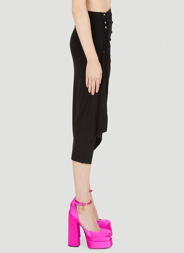 Draped Skirt Rabanne Draped Skirt Black pac0251031