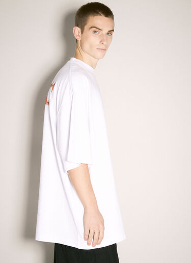 032C On Fire Oversized T-Shirt White cee0158001