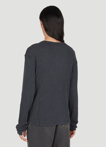 Entire Studios Thermal Long Sleeve T-Shirt Navy ent0153025
