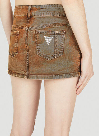 Denim Mini Skirt Guess USA Denim Mini Skirt Brown gue0252012