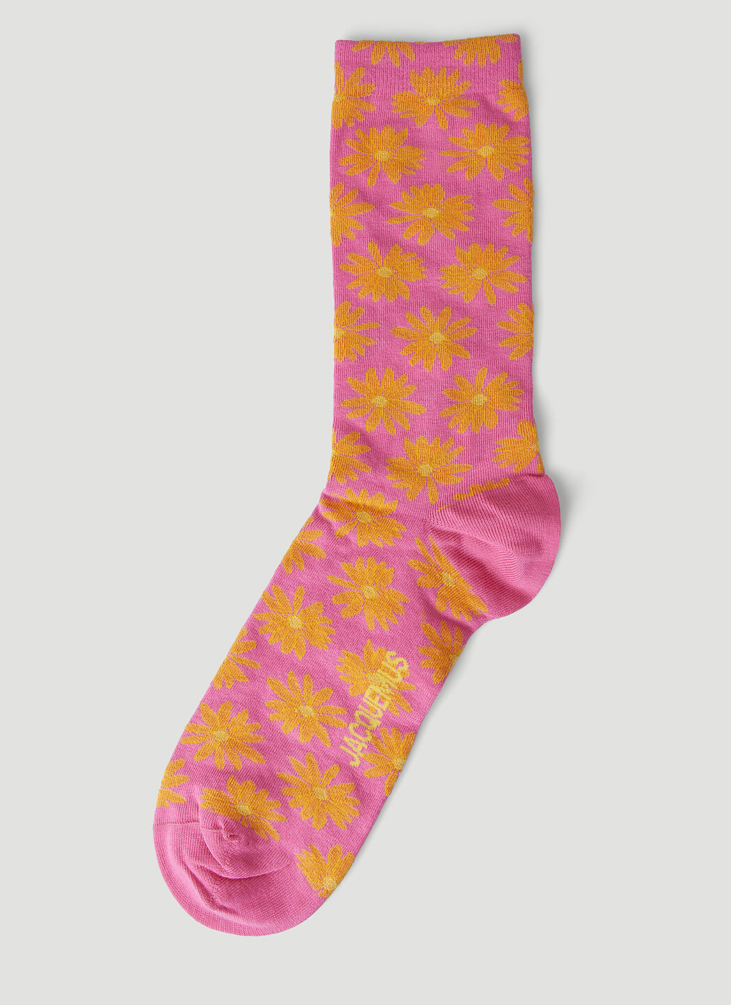 Jacquemus Les Chaussettes Fleurs Socks in Pink LN CC