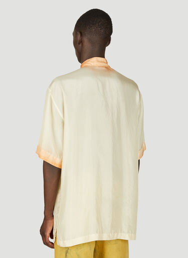 Dries Van Noten Ombre-Dyed Silk Shirt Orange dvn0156020