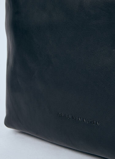Dries Van Noten 皮革斜挎包  黑色 dvn0160037
