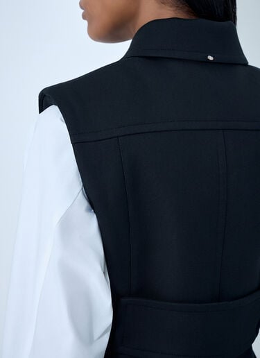 Sportmax Sleeveless Tailored Vest Black spx0263013