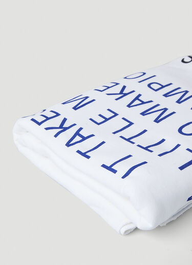 Champion x Anrealage Name Blanket White chn0348009