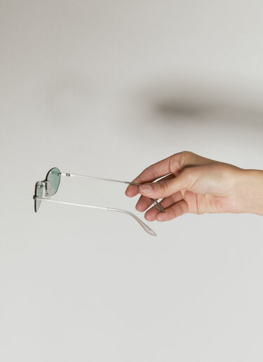 Adorable Frameless Sunglasses Our Legacy Adorable Frameless Sunglasses Silver ous0356018
