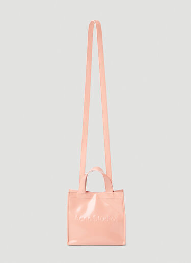 Acne Studios Logo Mini Shopper Tote Bag Pink acn0253040