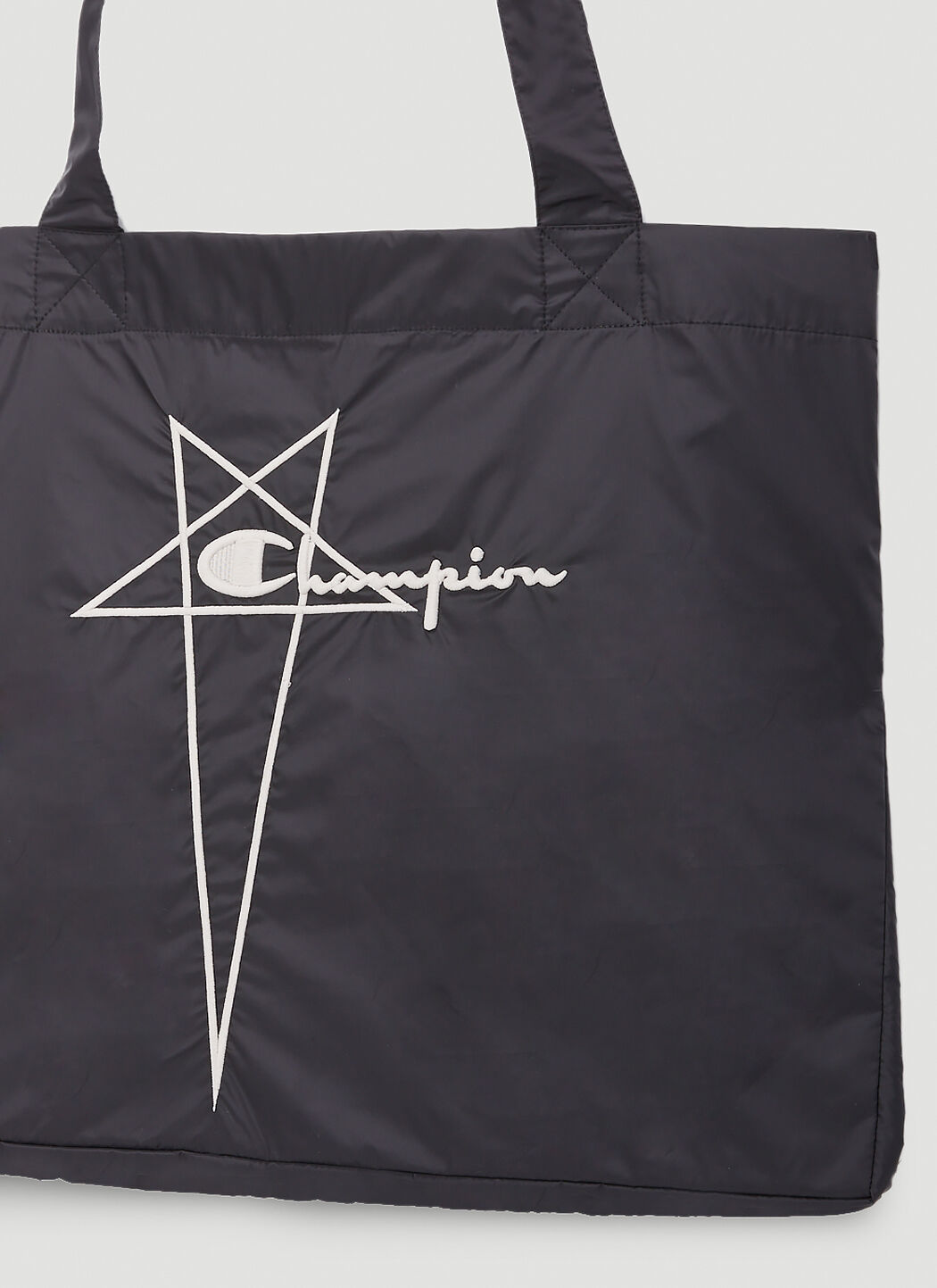 Rick Owens x Champion Men's' Logo Tote Bag in Black | LN-CC®