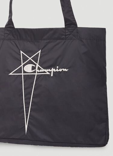 Rick Owens x Champion Logo Tote Bag Black roc0353002