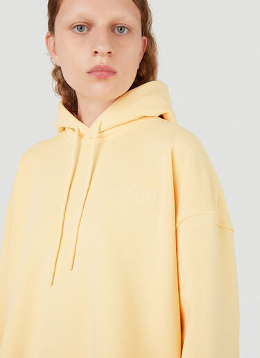 GANNI Software Isoli Hooded Sweatshirt Yellow gan0246025